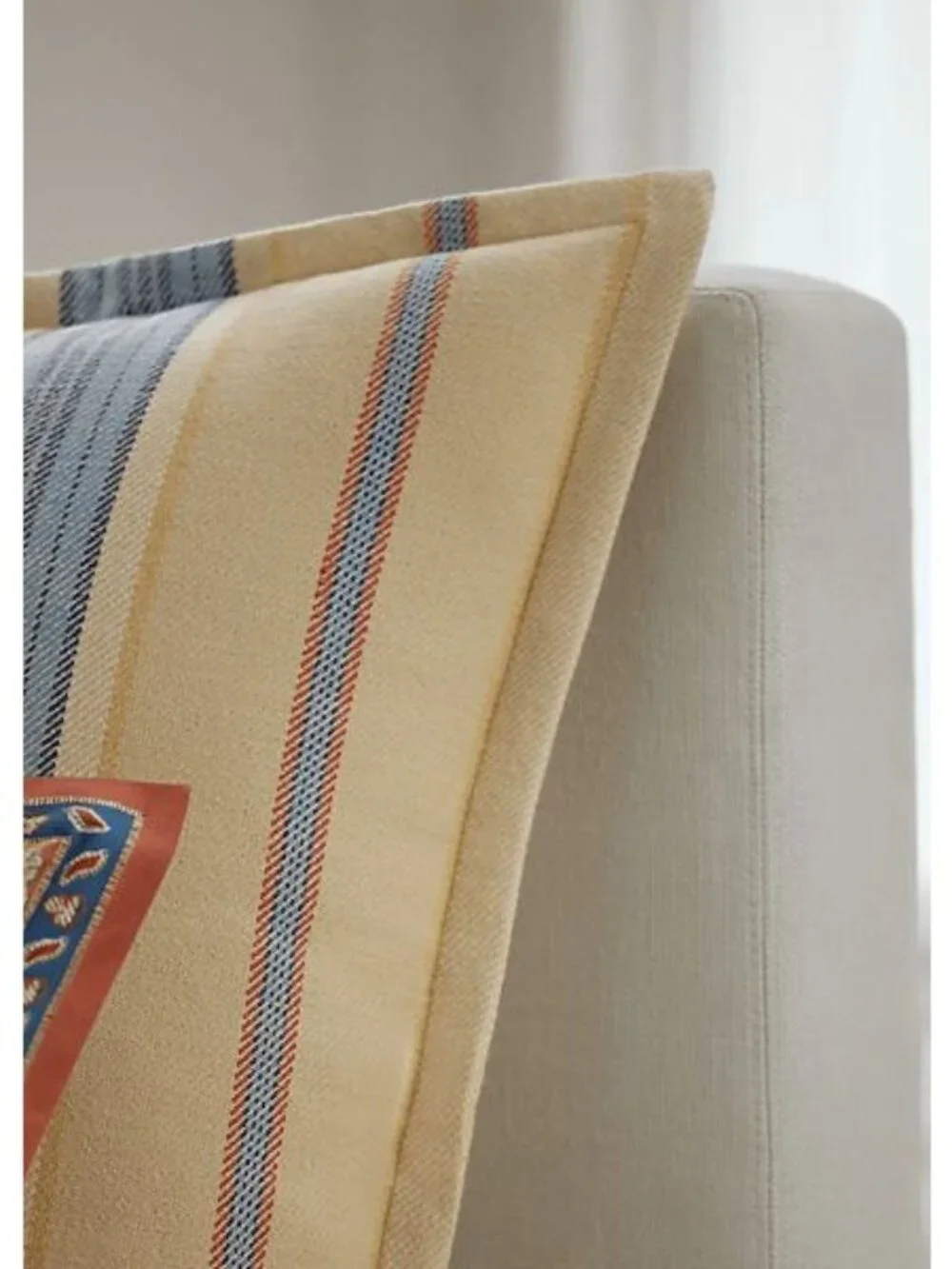NWT Lauren Ralph Lauren Brooks Cream Multi Size Euro Sham 26